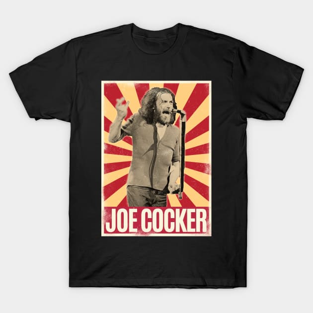 Retro Vintage Joe Cocker T-Shirt by Play And Create